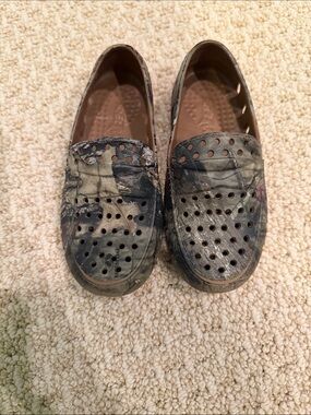 Little Boys Casual Slip-On Floafers in Camouflage